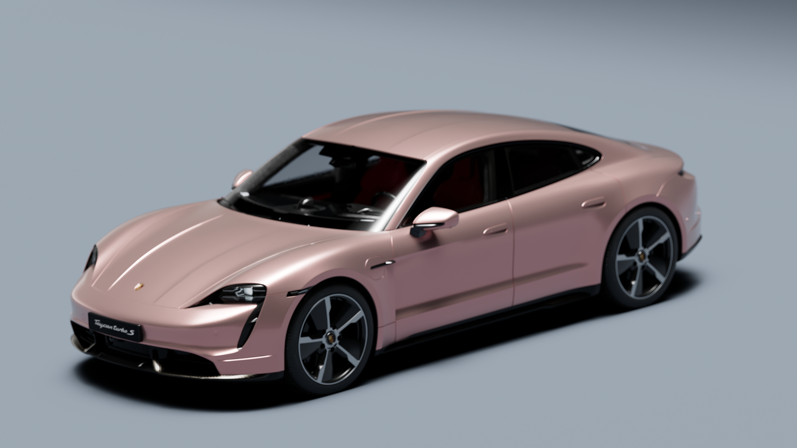 保时捷 Taycan 后视图